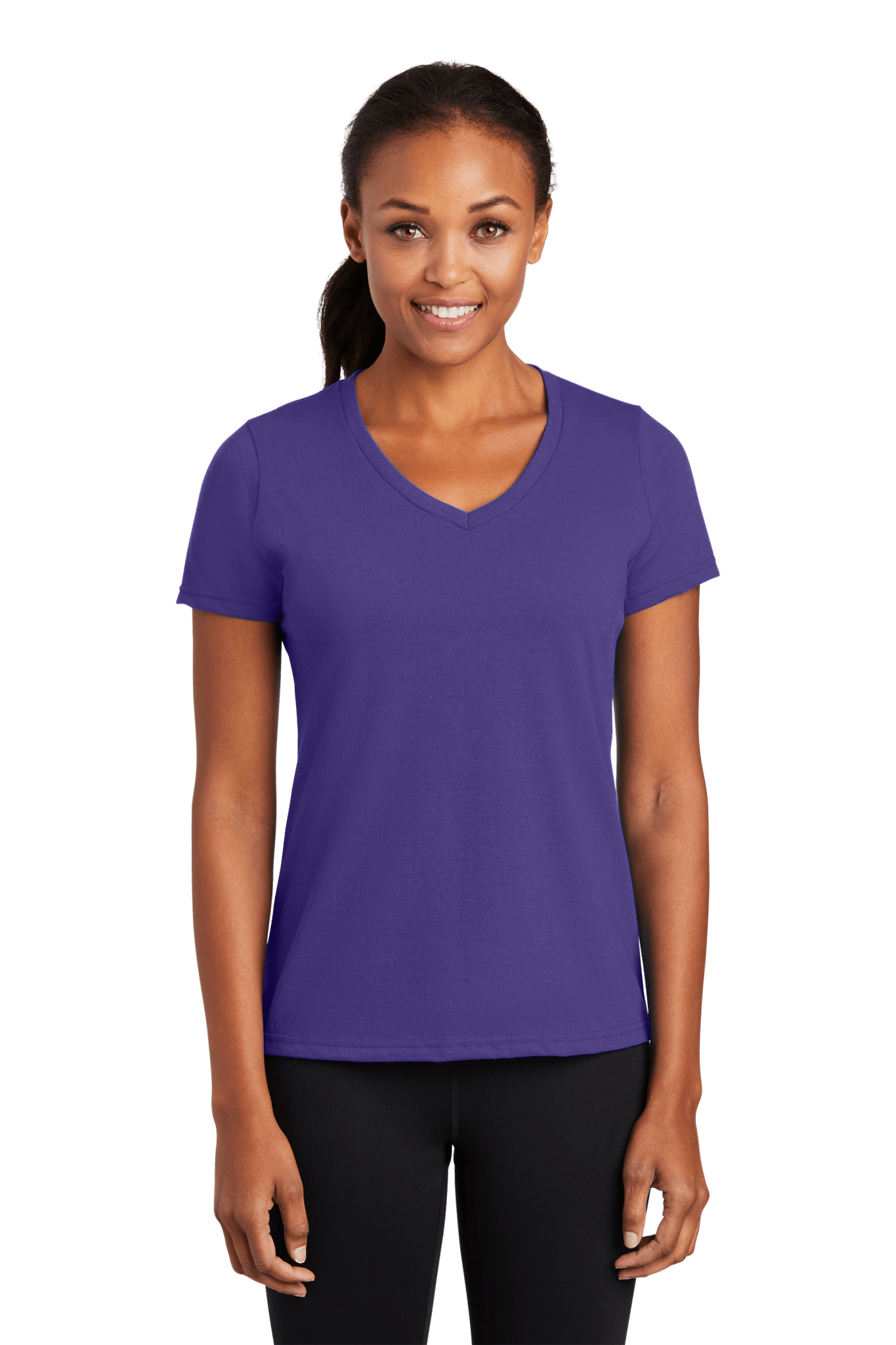 Port & Company® Ladies Performance Blend V-Neck Tee - Infinite Potential Enterprise